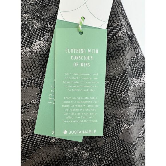 Aventura Melia Women's Skirt Size 10 Brushed Nickel Button Front Organic Cotton - Picture 6 of 8